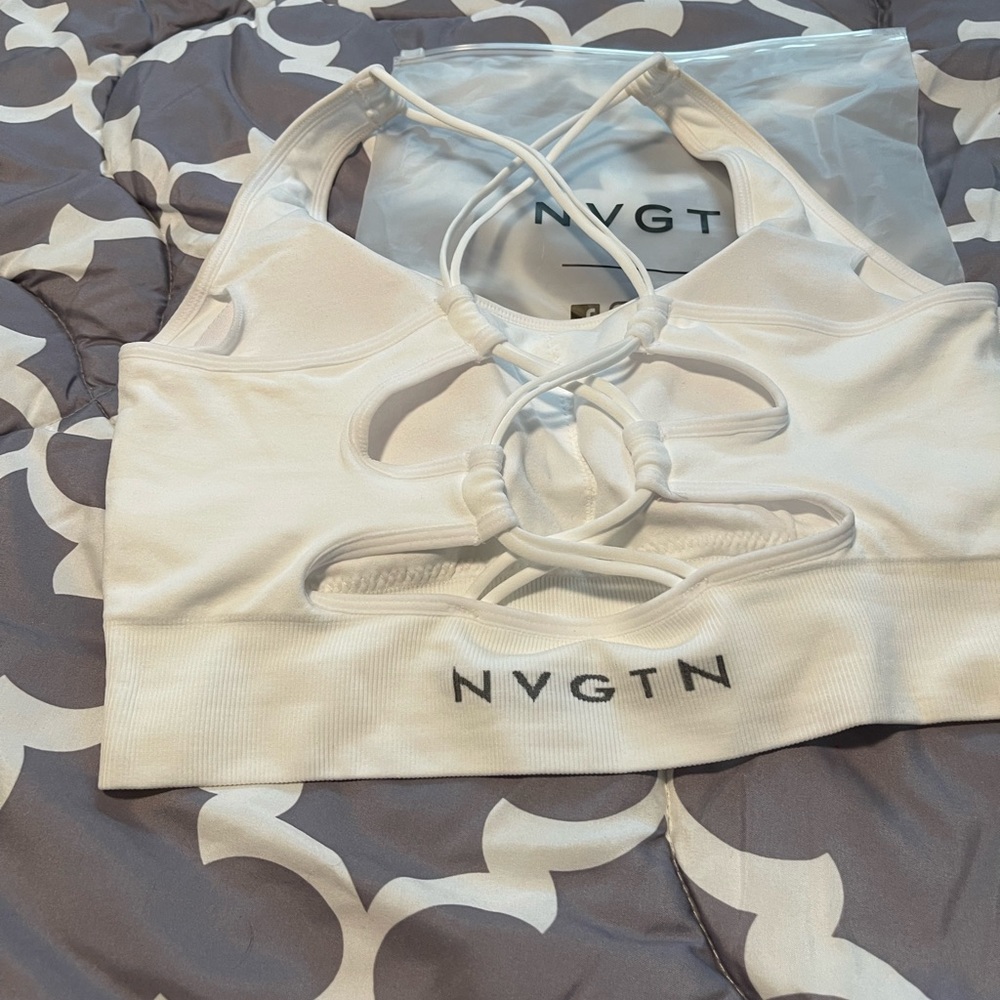NVGTN strappy sports bra. Worn x1. EUC!